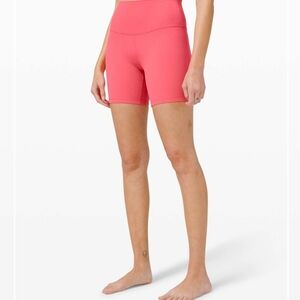Lululemon Athletica Coral Bike Shorts